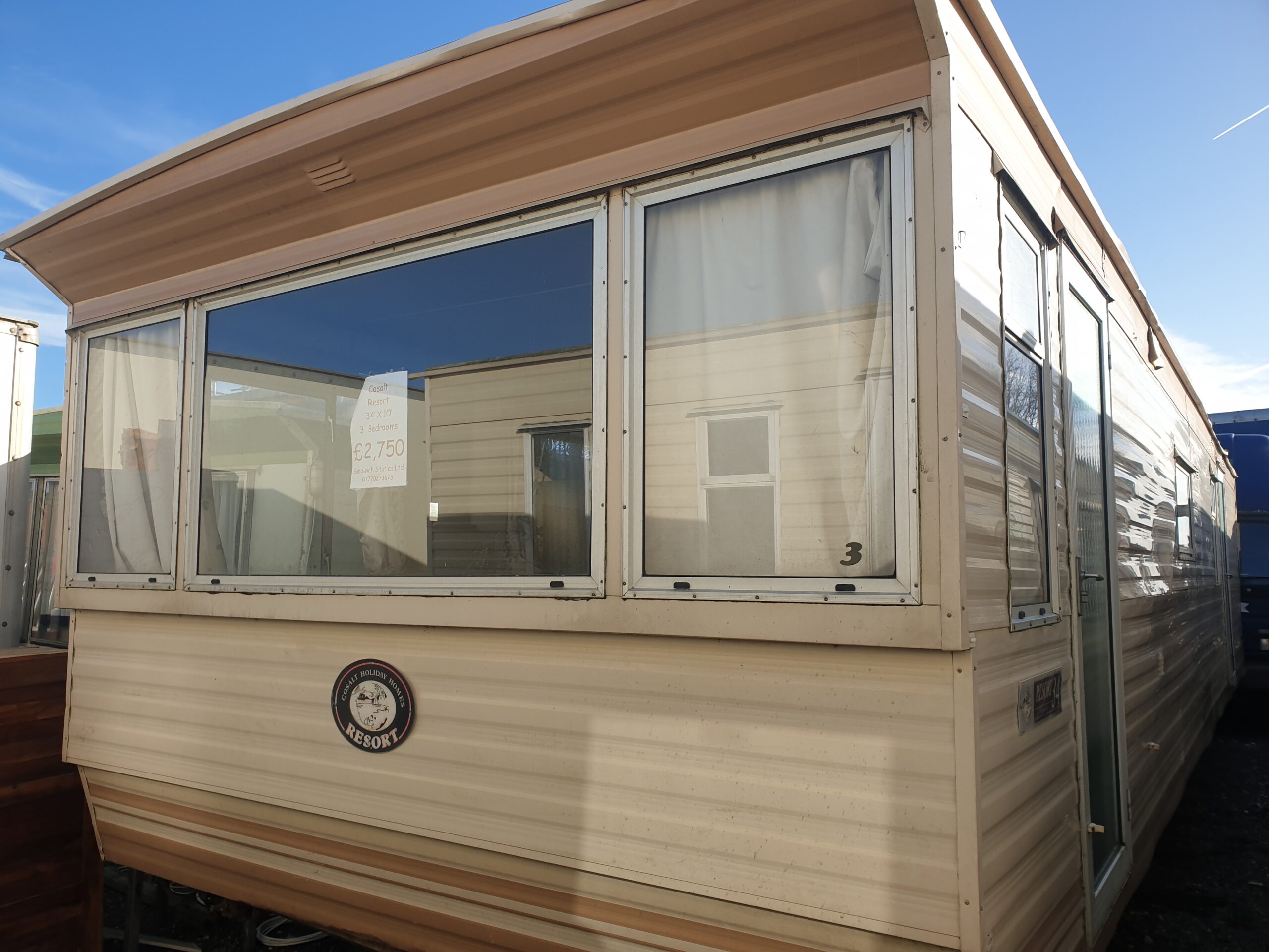 Cosalt Resort 34' x 10' three bedroom £2,750